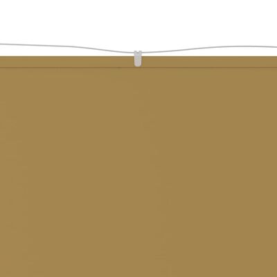 vidaXL Okomita tenda bež 140 x 600 cm od tkanine Oxford
