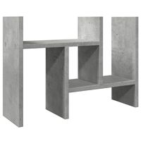 vidaXL Organizator za stol boje betona 34,5 x 15,5 x 35,5 cm drveni