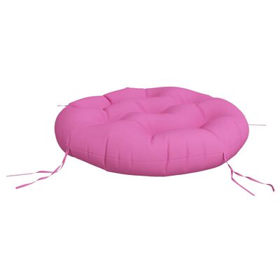 vidaXL Okrugli jastuk ružičasta Ø 60 x 11 cm od tkanine Oxford