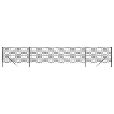 vidaXL Žičana ograda antracit 1,8 x 10 m
