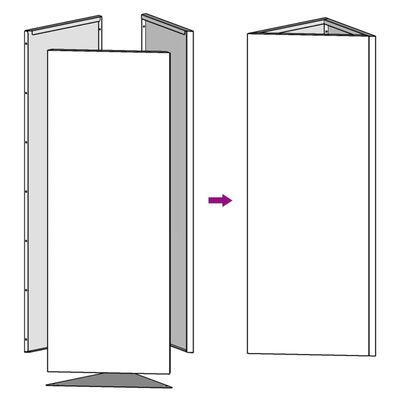 vidaXL Vrtna sadilica crna trokutasta 30 x 26 x 75 cm čelična