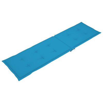 vidaXL Jastuk za ležaljku plavi (75 + 105) x 50 x 4 cm