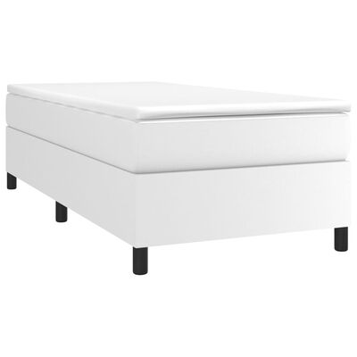 vidaXL Okvir za krevet bijela 90x190 cm od umjetne kože