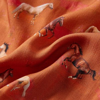 Dječja haljina boja konjaka 140