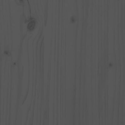 vidaXL Zidno uzglavlje sivo 140x3x110 cm od masivne borovine