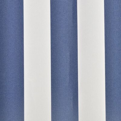 vidaXL Platno za tendu plavo-bijelo 3 x 2,5 m (okvir nije uključen )