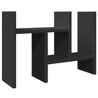 vidaXL Organizator za stol crni 34,5x15,5x35,5 cm konstruirano drvo