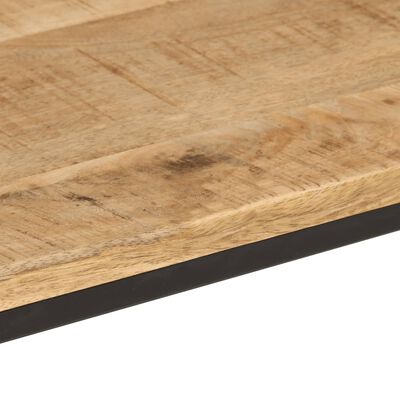 vidaXL Konzolni stol 90x30x75 cm grubo masivno drvo manga i željezo