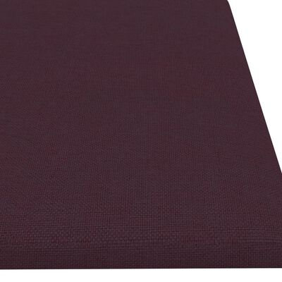 vidaXL Zidne ploče od tkanine 12 kom ljubičaste 60 x 15 cm 1,08 m²