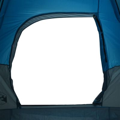 vidaXL Kupolasti obiteljski šator za 9 osoba plavi vodootporni