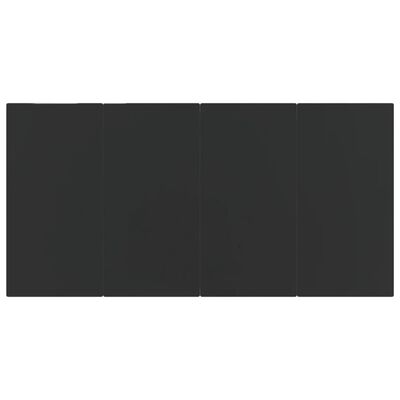 vidaXL 7-dijelni vrtni blagovaonski set s jastucima sivo-crni