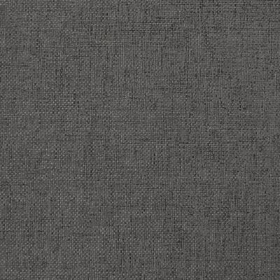 vidaXL Tabure tamnosivi 45 x 29,5 x 35 cm od tkanine