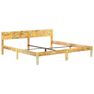 vidaXL Okvir za krevet od masivnog obnovljenog drva 200 x 200 cm