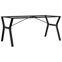 vidaXL Noge za blagovaonski stol Y-oblika 160x80x73cm lijevano željezo