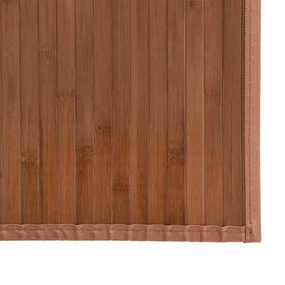 vidaXL Tepih pravokutni smeđi 80 x 200 cm od bambusa