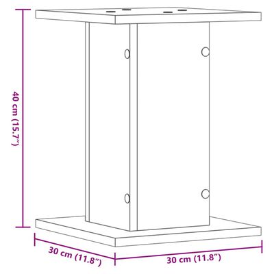 vidaXL Stalci za zvučnike 2 kom 30 x 30 x 40 cm konstruirano drvo