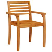 vidaXL Vrtne stolice 2 kom 59x55x85 cm od masivnog bagremovog drva