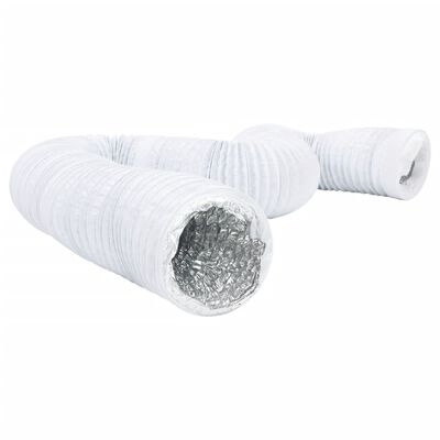 vidaXL Ventilacijski kanal od aluminija i PVC-a 6 m Ø10 cm