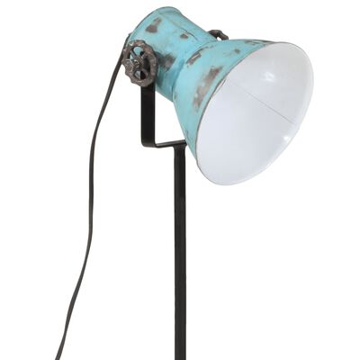 vidaXL Podna svjetiljka 25 W pohabano plava 35 x 35 x 65/95 cm E27