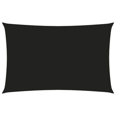 vidaXL Jedro protiv sunca od tkanine Oxford pravokutno 4 x 7 m crno