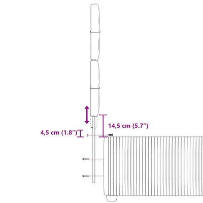 vidaXL Box spring krevet s madracem crni 90x190 cm baršunasti