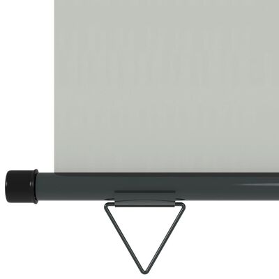 vidaXL Balkonska bočna tenda 165 x 250 cm siva