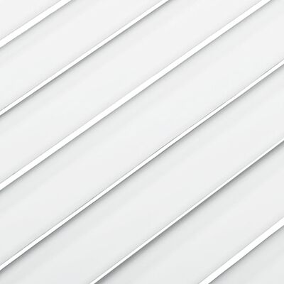 vidaXL Vrata za ormarić rešetkasti dizajn bijela 39,5x39,4 cm borovina