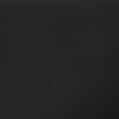 vidaXL Madrac s džepičastim oprugama crni 140x200x20 cm umjetne kože