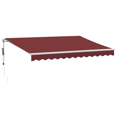 vidaXL Tenda na automatsko uvlačenje s LED bordo 350x250 cm