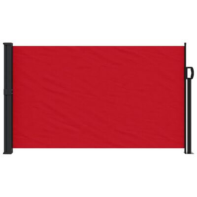 vidaXL Bočna tenda na uvlačenje crvena 120 x 300 cm