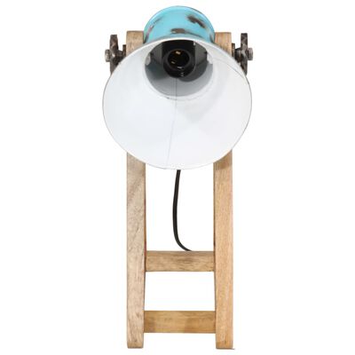 vidaXL Stolna svjetiljka 25 W pohabano plava 30x17x40 cm E27