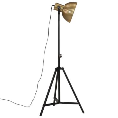 vidaXL Podna svjetiljka 25 W antikna mjedena 61 x 61 x 90/150 cm E27