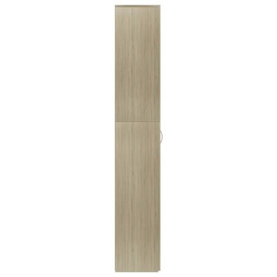 vidaXL Uredski ormarić boja hrasta 60 x 32 x 190 cm konstruirano drvo