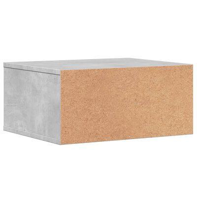 vidaXL Stalak za pisač siva boja betona 49x40x22,5cm konstruirano drvo