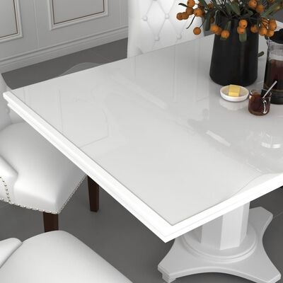 vidaXL Zaštita za stol prozirna 80x80 cm 2 mm PVC