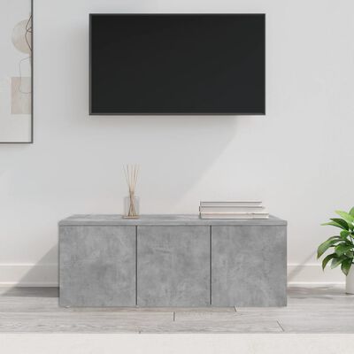 vidaXL TV ormarić siva boja betona 80 x 34 x 30 cm konstruirano drvo