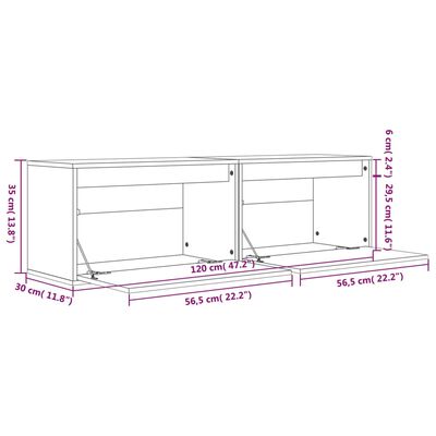 vidaXL Zidni ormarići 2 kom boja meda 60x30x35 cm od masivne borovine