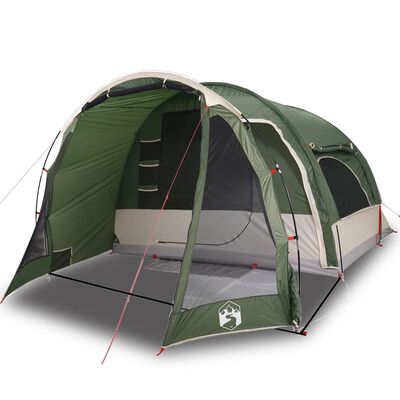 vidaXL Obiteljski šator za 6 osoba zeleni vodootporni