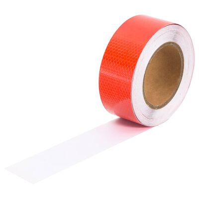 vidaXL Reflektirajuća traka crvena 5 cm x 20 m PVC