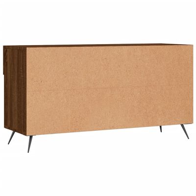 vidaXL Klupa za cipele smeđa boja hrasta 102x35x55cm konstruirano drvo