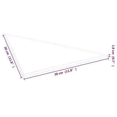 vidaXL Zidne ploče 12 kom plave 30 x 30 cm baršunaste 0,54 m²