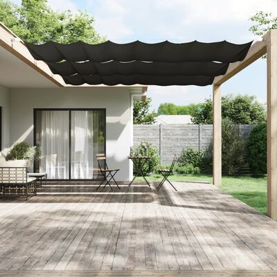 vidaXL Okomita tenda antracit 140 x 600 cm od tkanine Oxford