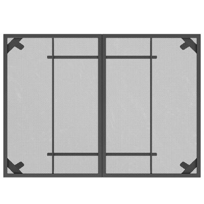 vidaXL Vrtni stol antracit 110x80x72 cm od čelične mreže