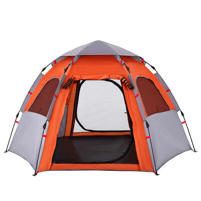 vidaXL Šator s kabinom za kampiranje za 4 osobe brzo otpuštanje