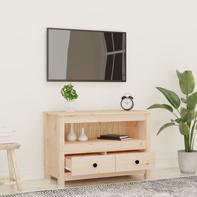 vidaXL TV ormarić 79 x 35 x 52 cm od masivne borovine