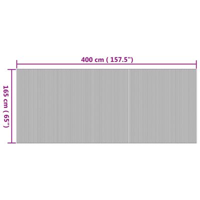 vidaXL Sobna pregrada prirodna 165 x 400 cm od bambusa