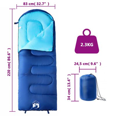 vidaXL Vreća za spavanje za odrasle za kampiranje 3-4 godišnja doba