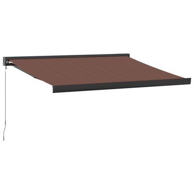 vidaXL Tenda na ručno uvlačenje smeđa 300 x 250 cm