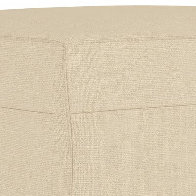 vidaXL 4-dijelni set sofa s jastucima krem od tkanine