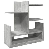 vidaXL Organizator za stol boja betona 49x20x52,5 cm konstruirano drvo